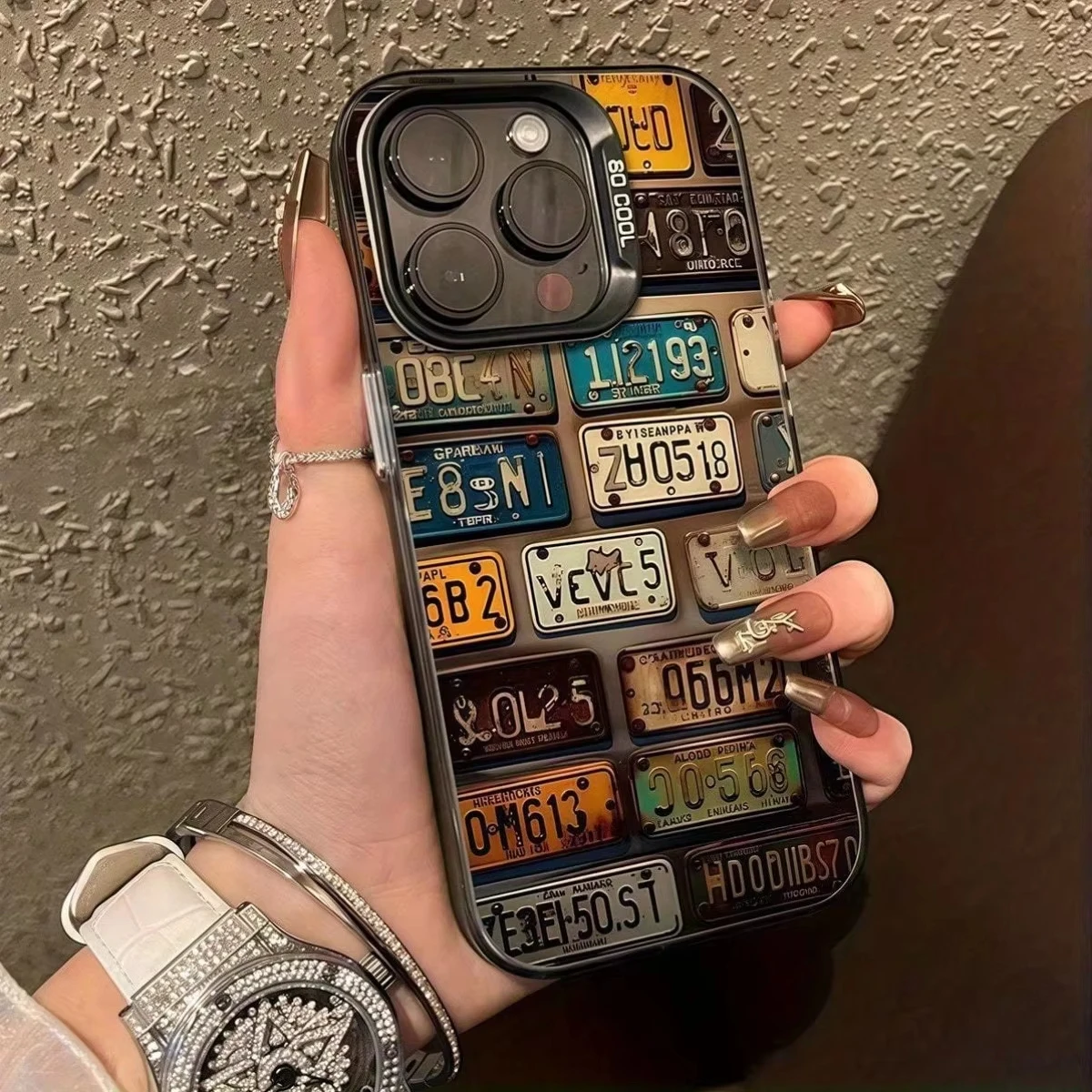 Phone Cases Vintage - Vintage Car License Phone Case for