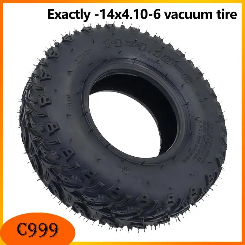 

Complete Tire Set for AtV Beach Bikes: Four 14x4.10-6 Vacuum Tires - ideal Kart Accessory Upgrade