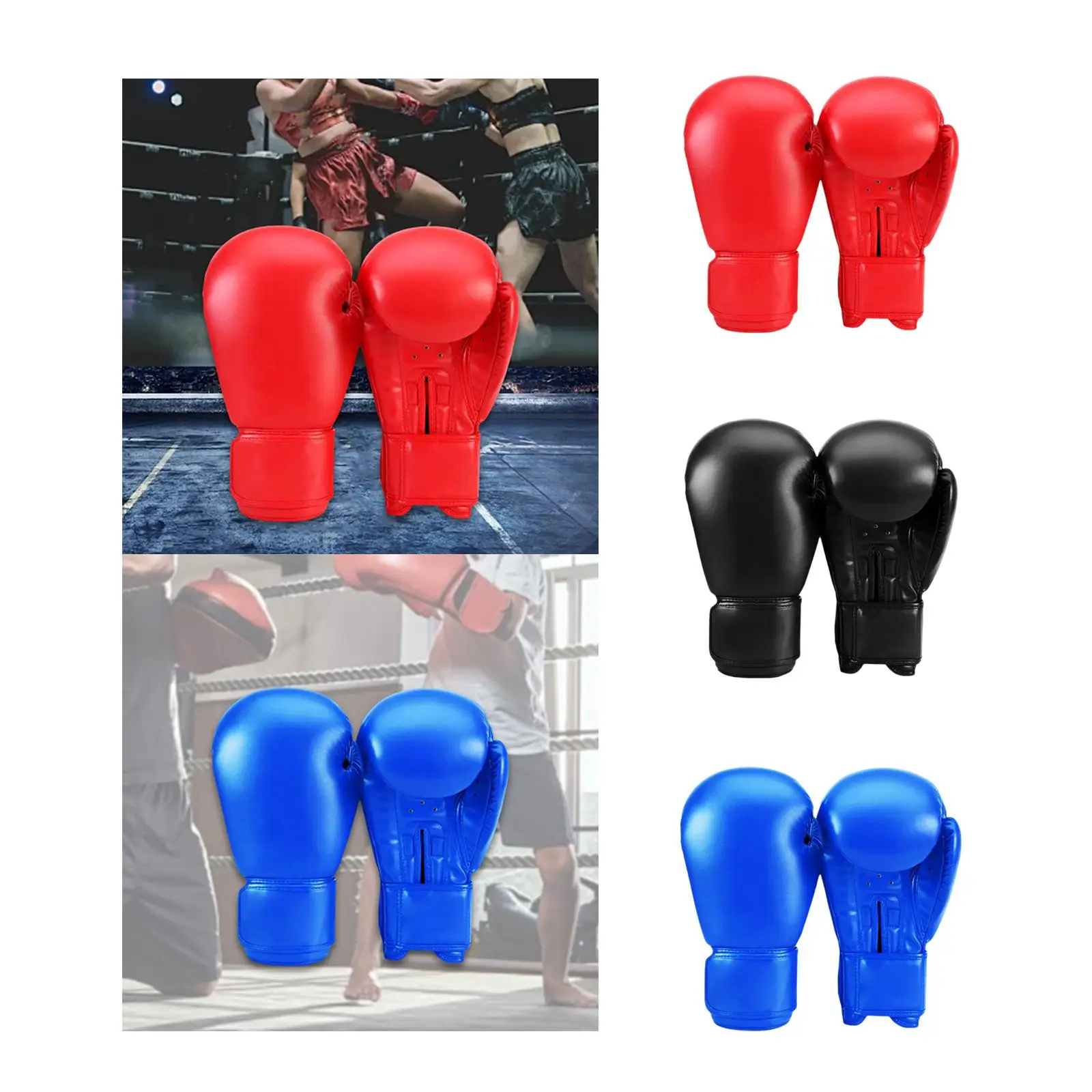 Boxing Training Set Featuring Punching Bag, Focus Mitts, And Gloves