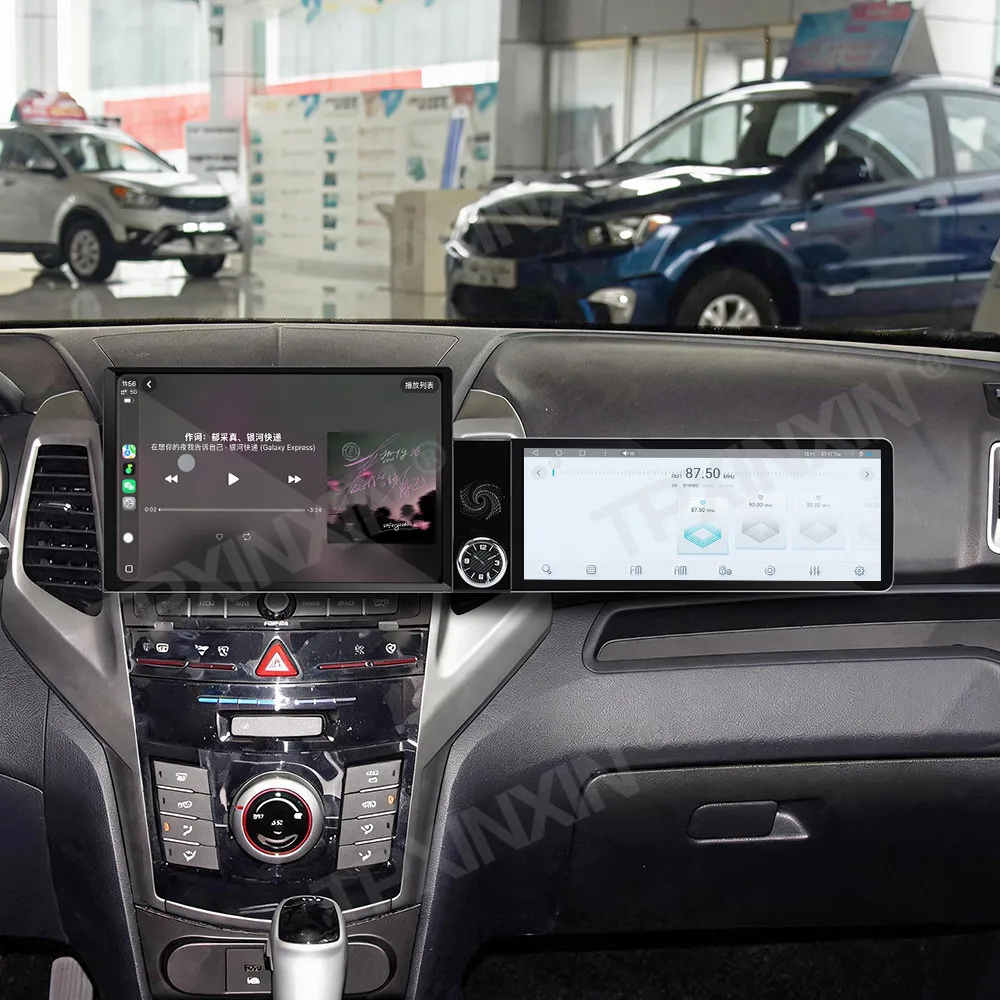 For SsangYong Tivoli Matte Black 2015-2019 Android Car Radio Multimedia Video Carplay Autoradio Stereo GPS Navigation Head Unit