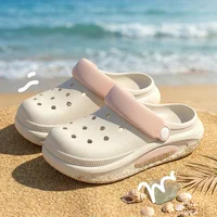 Summer Clogs Women Cute 3D Charms Garden Sandals Lightweight Soft EVA Beach Slippers Outdoor Non Slip Fashion Thick  Sole Shoes - Image 3