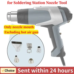 5pcs Fast Heating Heat Blower Nozzles 35mm Diameter Hot Air Fan Nozzle Kit Universal for Rework Soldering Station Hot Blower