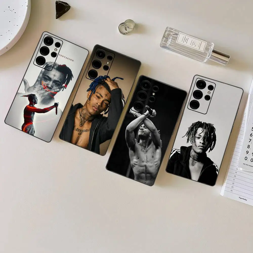 Rapper X-XXXTentacionS Phone Case For Samsung S 24 fe 25 Ultra plus 20 lite 21 30 22 23 24 22 Ultra 5G Fundas