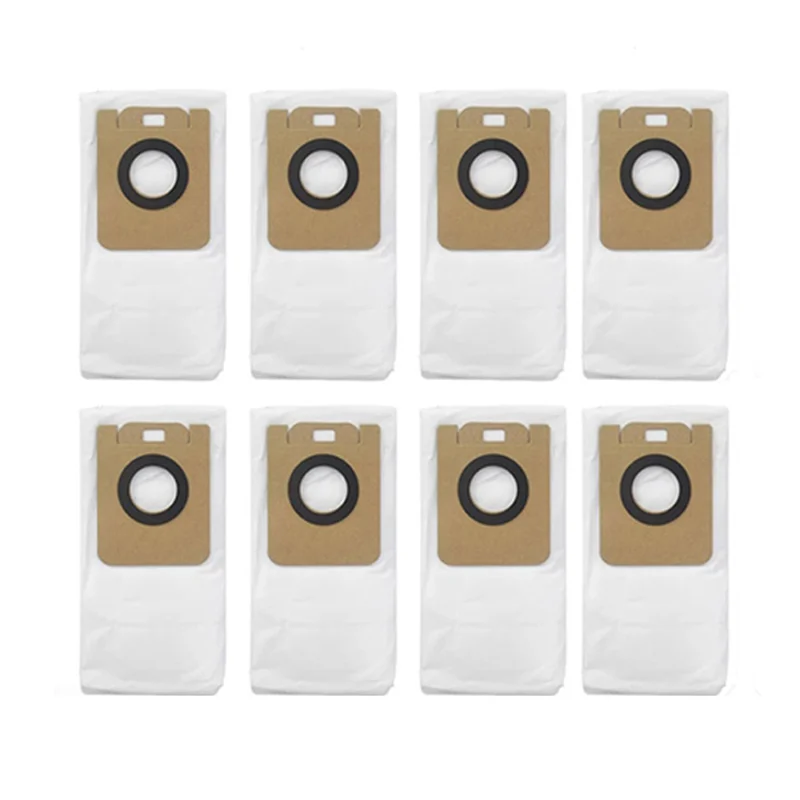 8Pcs Dust Bags for Xiaomi Dreame Bot D10 Plus RLS3D Vacuum Cleaner Spare Parts Accessories