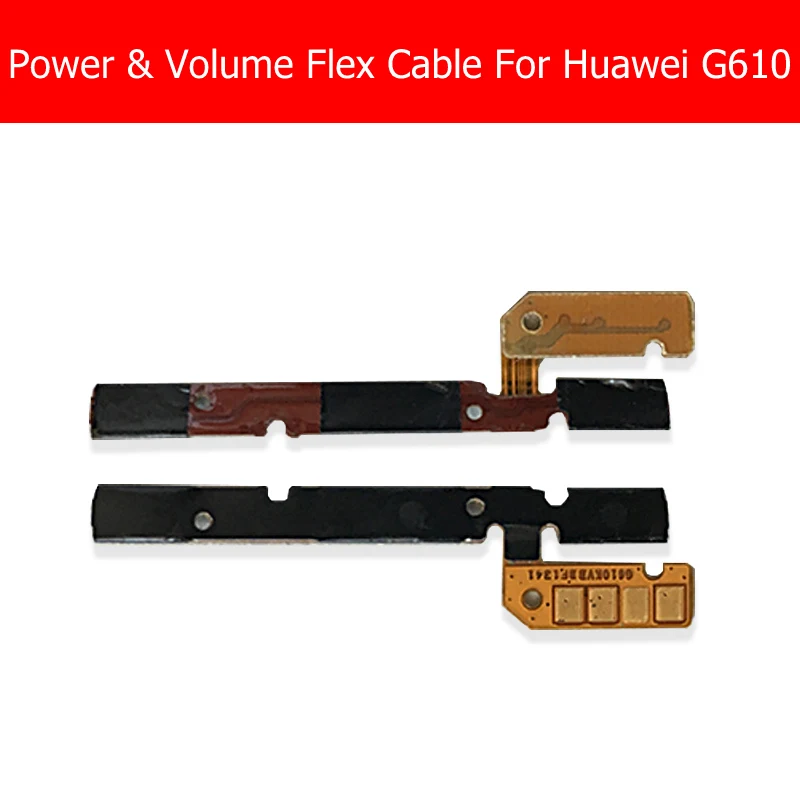 Genuine Power & Volume Flex Cable For Huawei G610 Side key Button Switch flex cable For Huawei C8815 Audio Control switch parts