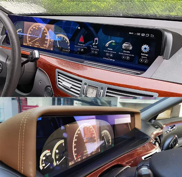8+256 Android 12 Car Multimedia Player Stereo GPS Radio Navigation for Mercedes Benz S CL Class W221 C216 W216 2006-2014