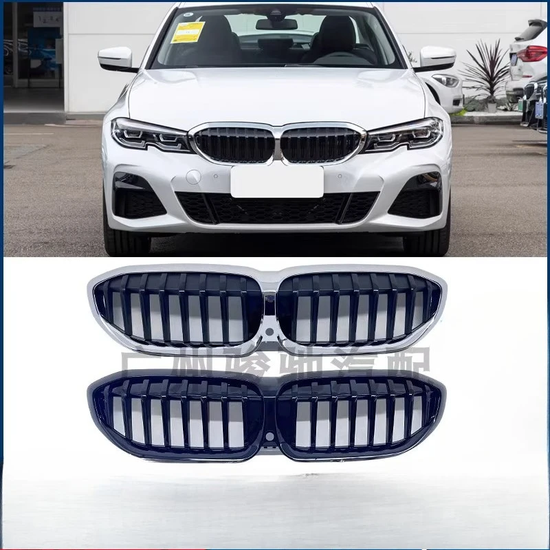 Aplicável à BMW Série 3 G28 grade intermediária dianteira G20 grade de admissão 320 face frontal 325 galvanoplastia 330 preto