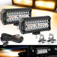 240W 7 inch LED Light Bar off road 4x4 LED Work Light 6 Modes Fog Driving 12V 24V led far for ATV Truck Boat Auto Accessories