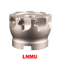 Fast feed milling cutter head LNMU03 40/50/63/80/100mm turning tool holder for LNMU0303ZER double-sided fast feed milling insert