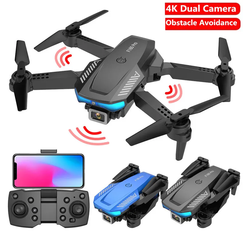 Professional Mini 4K HD Camera Three-Sided Obstacle Avoidance Foldable Quadcopter 4K Drone Altitude Hold RC Helicopter Toys Gift