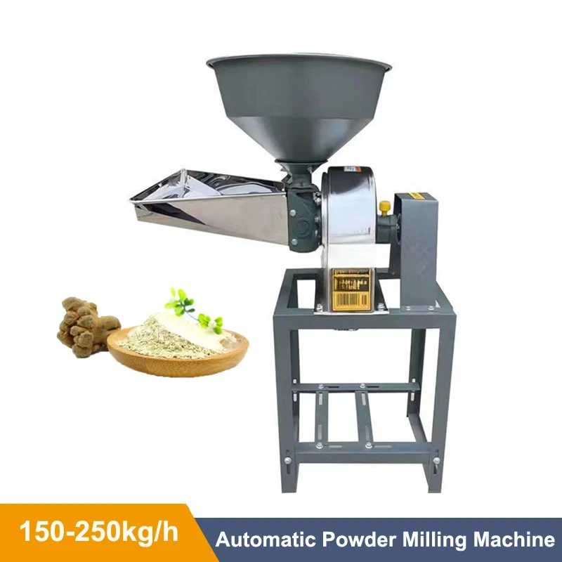 150-200kg/h Stainless Steel Herb Spice Grain Grinder 3000KW Electric Coffee Grinder Dry Food Powder Miller Grinding Machine