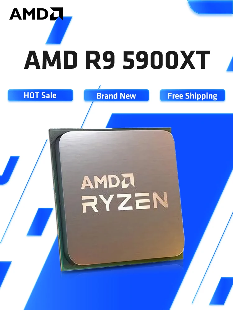 معالج وحدة المعالجة المركزية المفردة (باستثناء اللوحة الأم) بدون ذاكرة x AMD Ryzen 9 5900XT معالج الشريحة المنفصلة #2