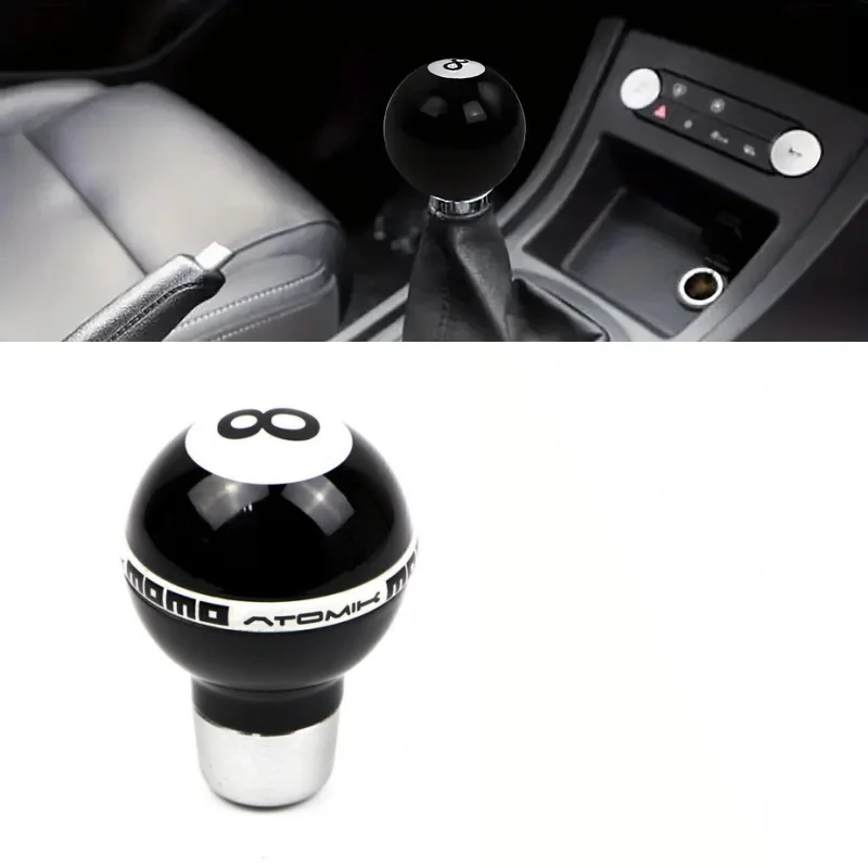

Universal Black Car Gear Shift Knob Automobile Gear Lever Spherical Handle Gear Lever Plastic Manual Shift Lever Accessories