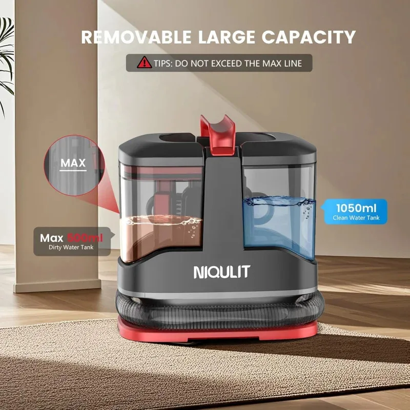 NEW1-Portable Carpet & Upholstery Machine,15Kpa Strong Suction Spot Cleaner for Sofa,Car Seats,Pet Stains,Rugs – Deep Cl