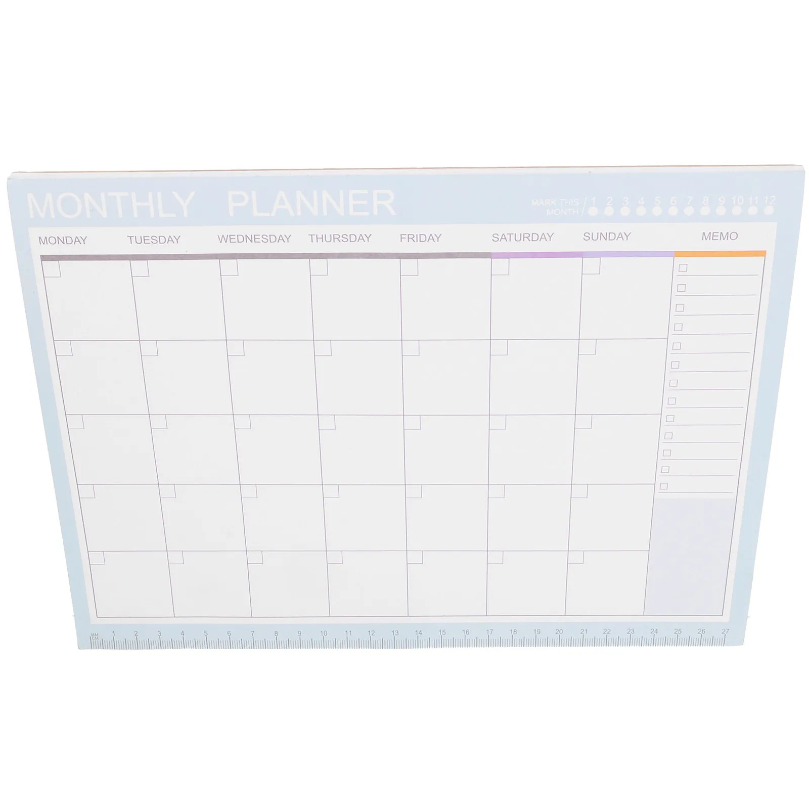 Monthly Planner Schedule Book Green Decorative Border 12 Months Monthly Weekly Spread to-Do List Animal Pattern Agenda Calendar