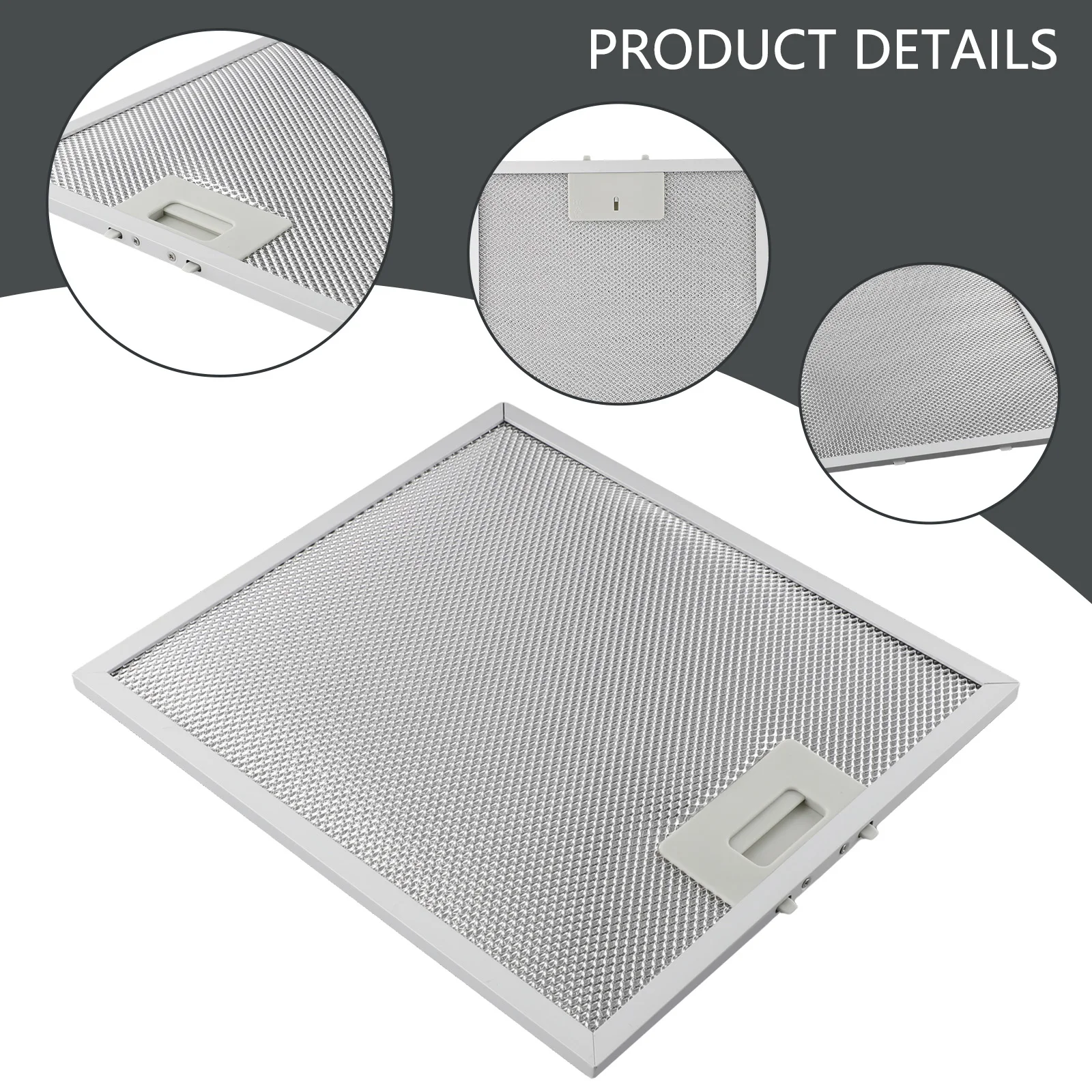 Effective Grease Filtration Quick Install 2pcs Metal Mesh Extractor Vent Filters for Cooker Hoods 305 x 267 x 9mm