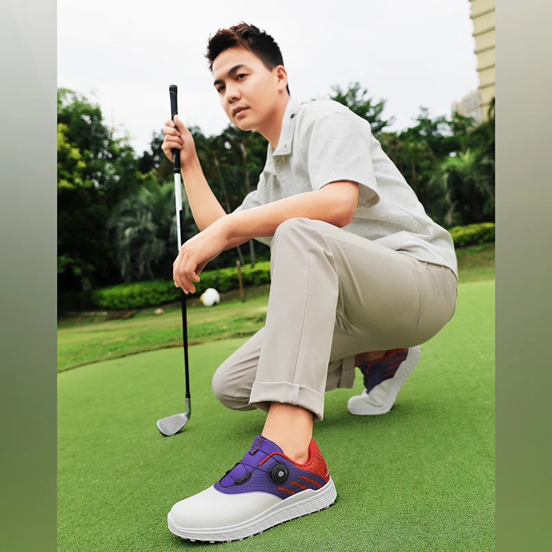 

Golf Shoes Air Cushion Mens Sports Running Ladies Breathable Lightweight Comfortable Athletic Anti-slip Sneakers