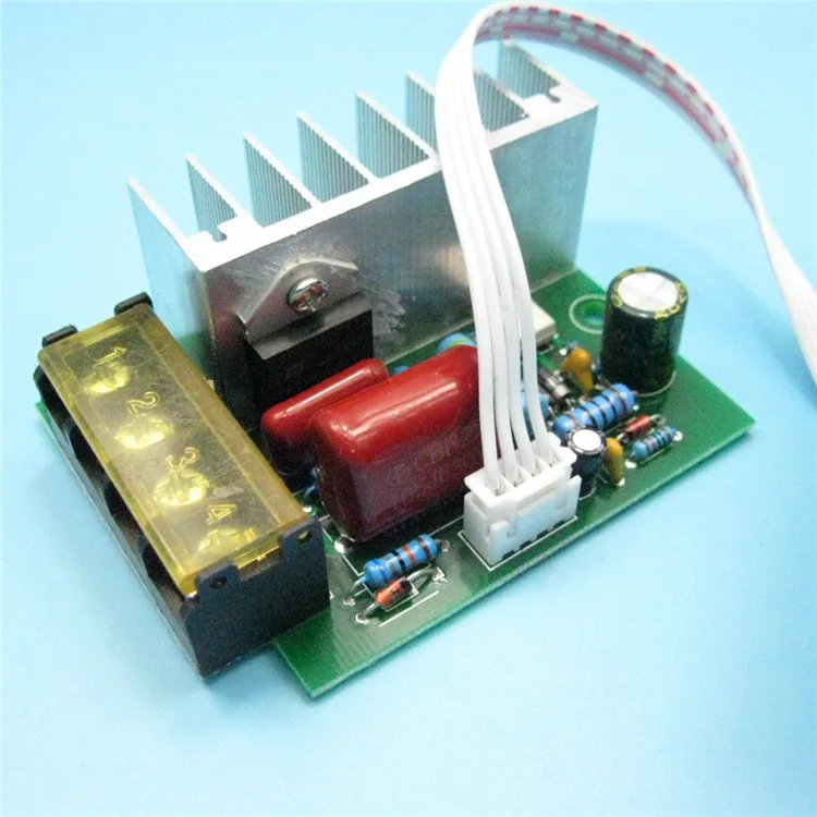 4000W Digital SCR Voltage Regulator High Power Electronic Controller Dimming Speed Temperature Adjustment