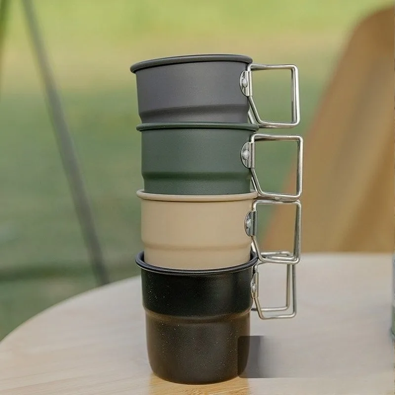 

Outdoor portable mug, leak-proof lightweight design, camping camping self-driving tour beer coffee cup