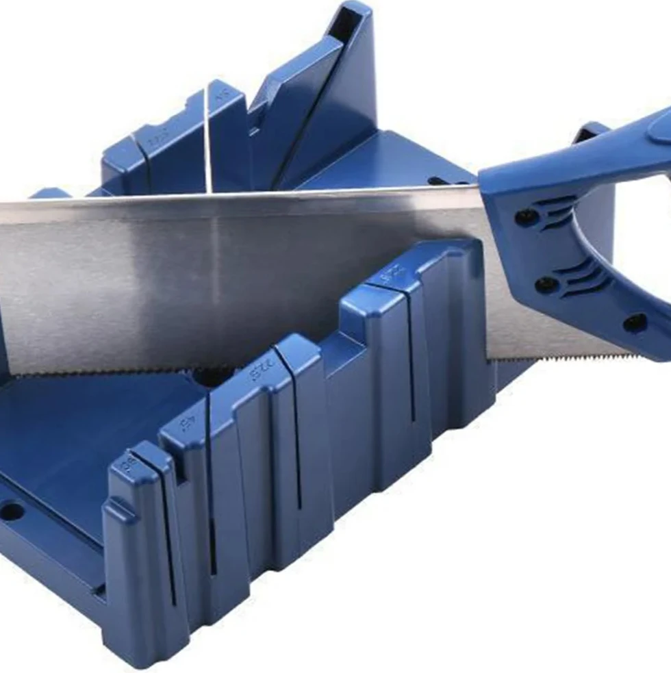 صندوق ميتري صندوق المنشار الخلفي 45 درجة/22.5 درجة/90 درجة صندوق منشار ميتري متعدد الوظائف حامل منشار ميتري تخزين المنشار