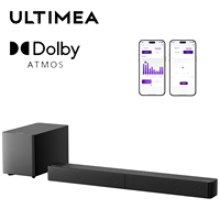 ULTIMEA 5.1ch Soundbar with Dolby Atmos, with Wired Subwoofer for Smart TV, Home Theater Surround Sound System, App, BT 5.4