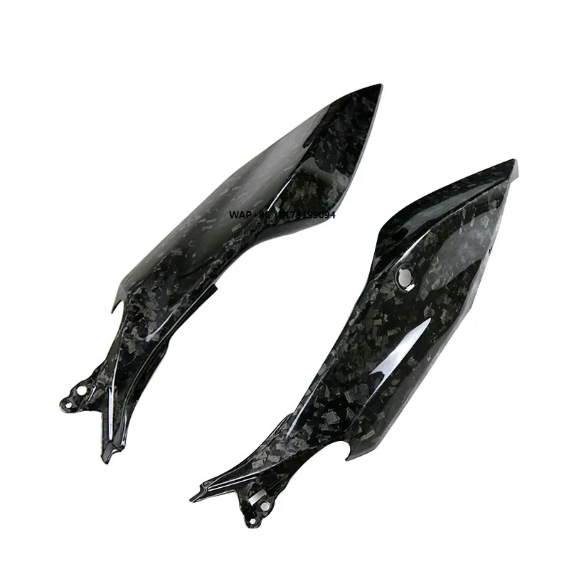 

For Ninja400 modified rear seat side panel with Dry carbon fiber tail seat side panel 2018 2019