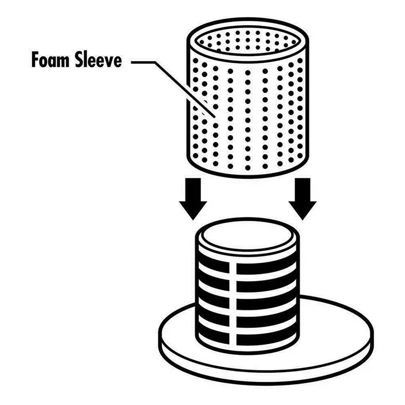 1 st Vervanging Katoen Filter Onderdelen Voor VF2001 Nat En Droog Stofzuiger Cleaning Tools Accessoire Stofzuigers Onderdelen