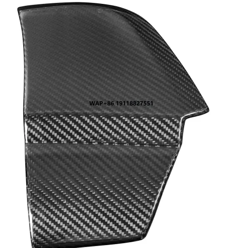 

KM Carbon Fiber Front Rounded Lip Edge Upgrade for Cayenne 9Y0.2 SD TKT Kburning Car Accessories