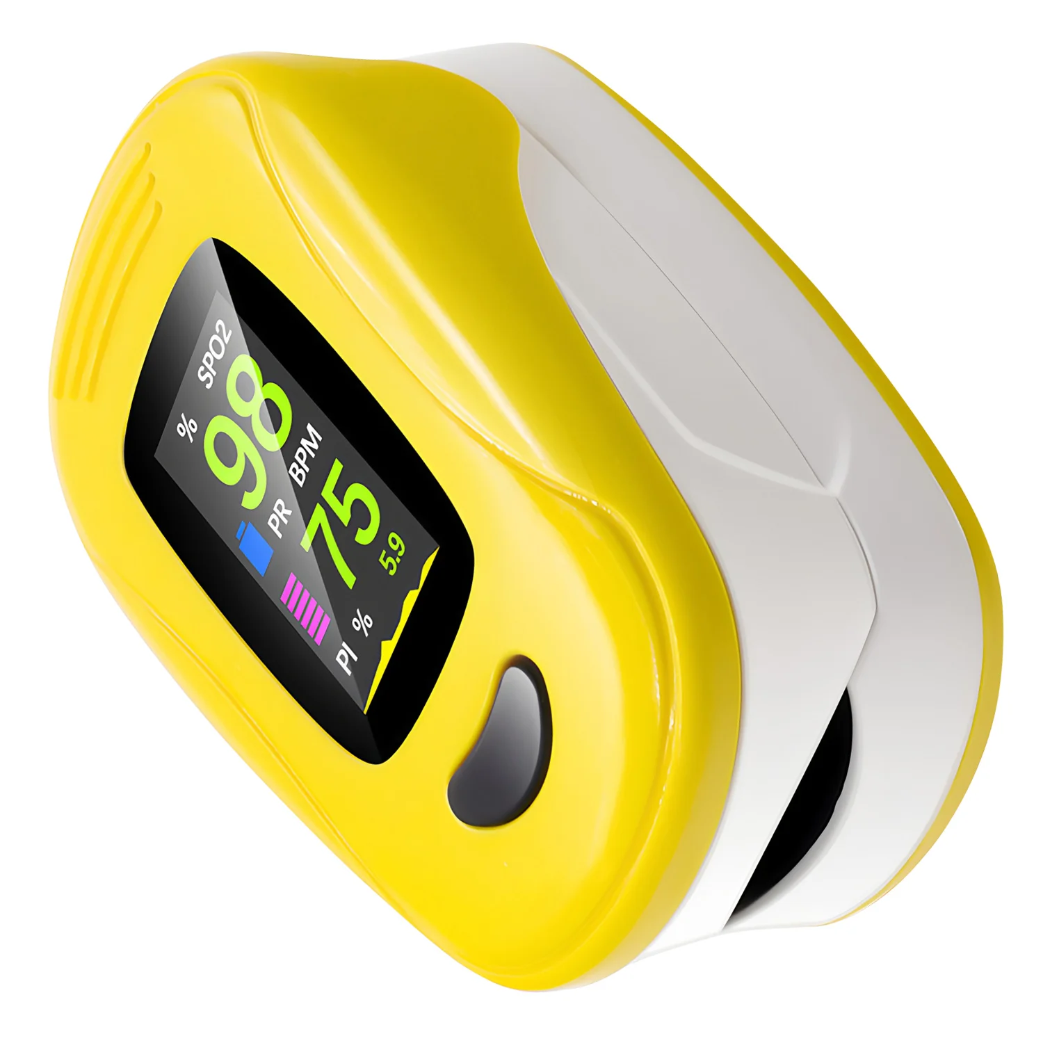 Finger Pulse Oximeter OLED Blood Oxygen Saturation Heart Rate Monitor Oxymeter Medical for Adult Child