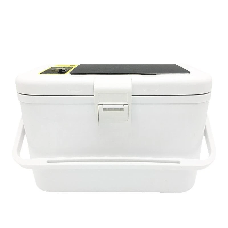 

Solar fishing box built-in rechargeable oxygenation air pump shrimp box thermal insulation cold sea fishing box