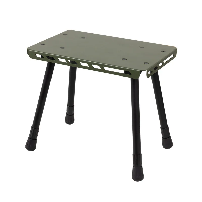 Camping Stool Aluminum Tactical Chair Outdoor Tactical Folding Stool Portable Pony Stool New Model