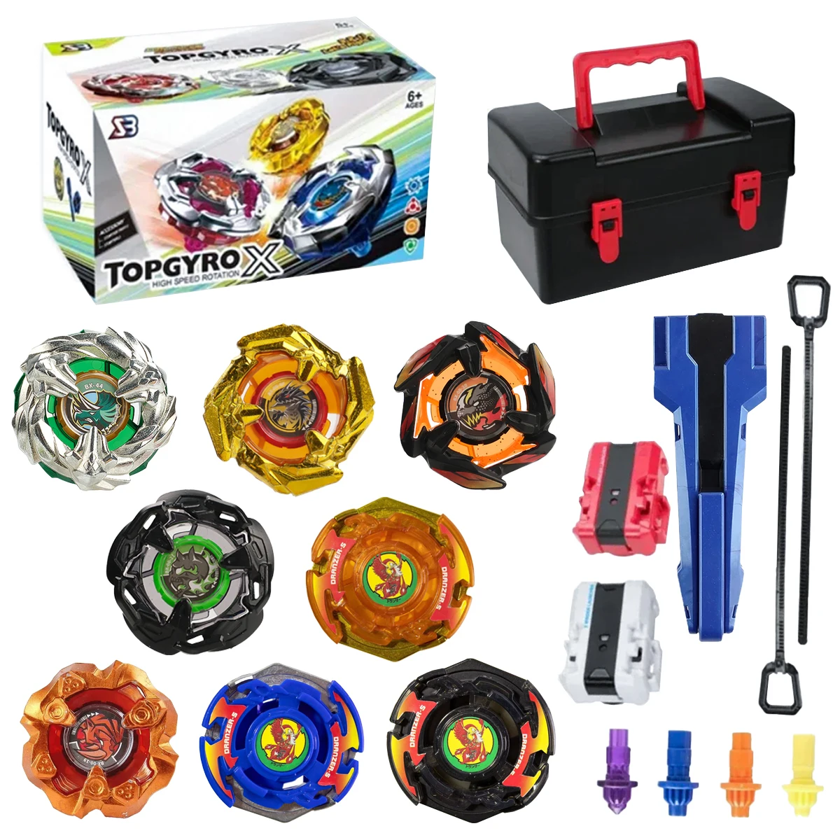 Gyro X Spielzeug BX CX UX Gyro Bx23 CX01 CX03 UX08 UX11 UX13 Walki Luzem Metall-Erdgyro Zubehör Launcher