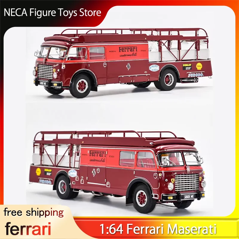 

Cmc 1:64 Scale Alloy Diecast Car Model Fiat642 Maserati Race Car Transporter Trailer For Adult Collection Hobby Enthusiasts Toy