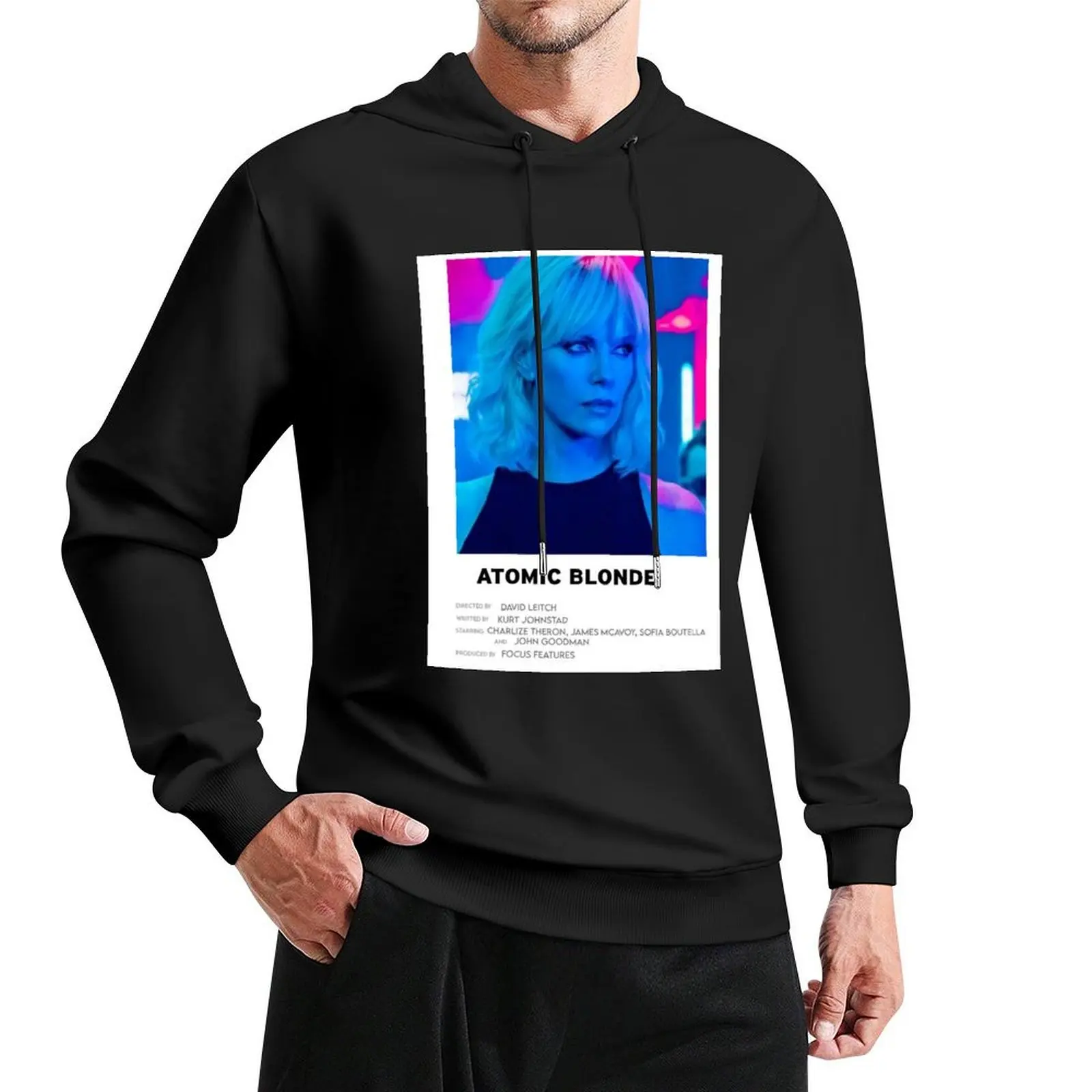 

Atomic Blonde Minimalist Poster Pullover Hoodie male clothes man hoodie