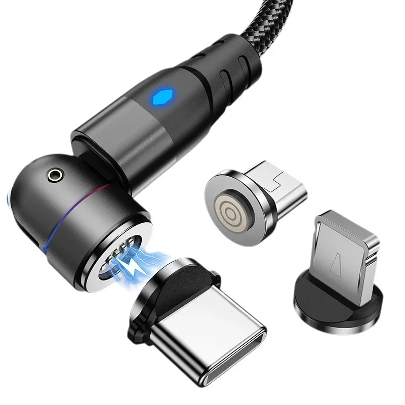 5 قطعة نصائح مغناطيسية عالمية لكابل مغناطيسي مستدير نوع C مايكرو USB المغناطيس استبدال أجزاء الهاتف المحمول الغبار محول القابس