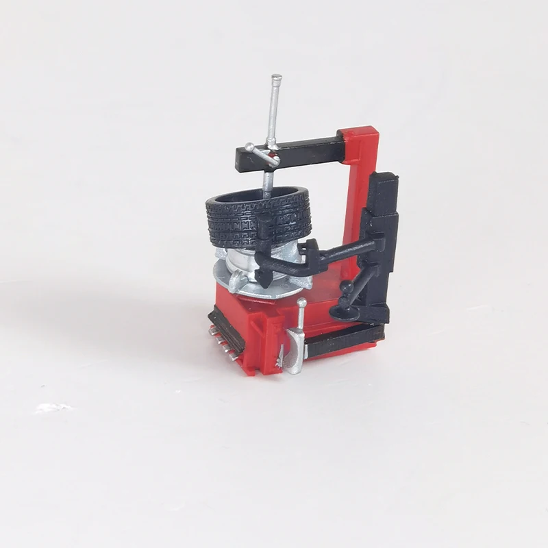 1/64 Proportional Tire Squeezing Machine Model Balance Machine Model Maintenance Workshop Scene Matching Tire
