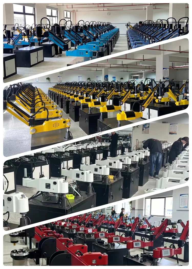 China Automatic Electric Drilling and Tapping Machine Touch Screen Price Flex Tapping Arm Machine  M36 Price