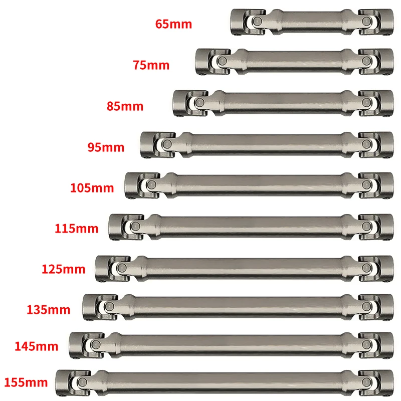 Axial Scx10 Upgrades Parts Metal Stainless Steel Heavy-Duty Drive Shaft 90046 AXI03007 Wraith Capra TRX4 TRX6 Rc Car Accessories