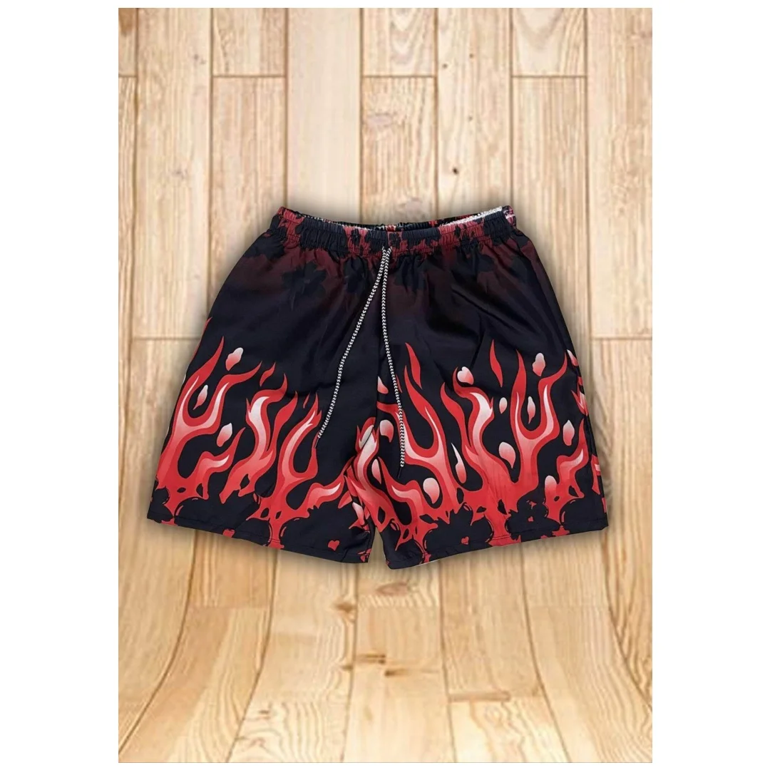 

sports short Men's Waist Short Hawaiian short y2k Polyester Short Daily Streetwear Vacation Pocket shorts Bottoms Men's clothing