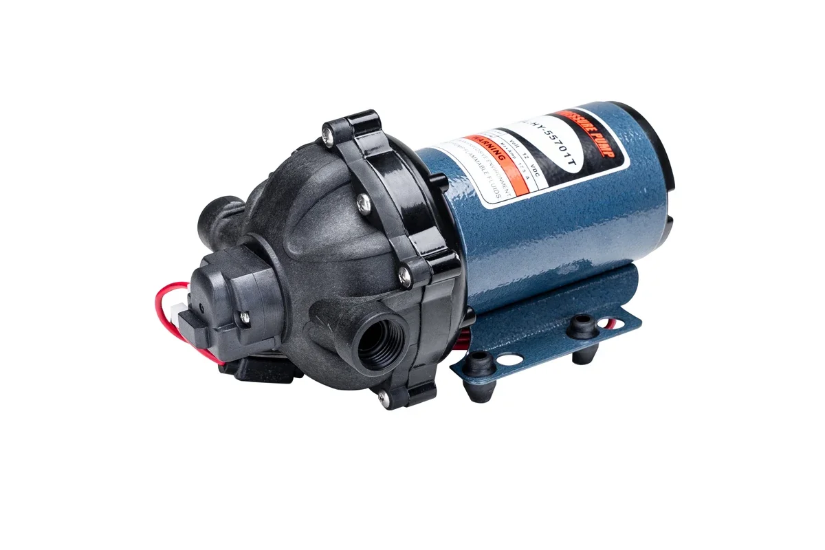 LifeSRC Upgrade Water Diaphragm Pressure Pump 5.5 GPM 60 PSI 12V DC Self Priming Water Pump for RV Caravan Marine Yacht