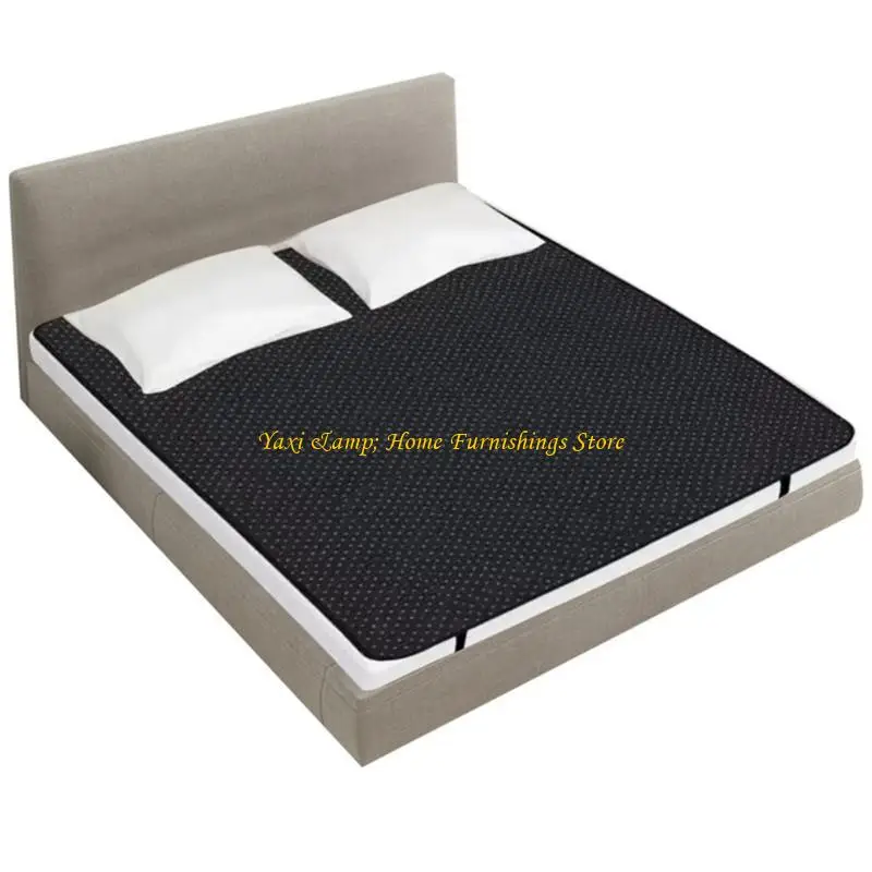

W8EA Tear Resistant PU Leather Groundings Mats for Bed Enhances Sleep Environment with Secure