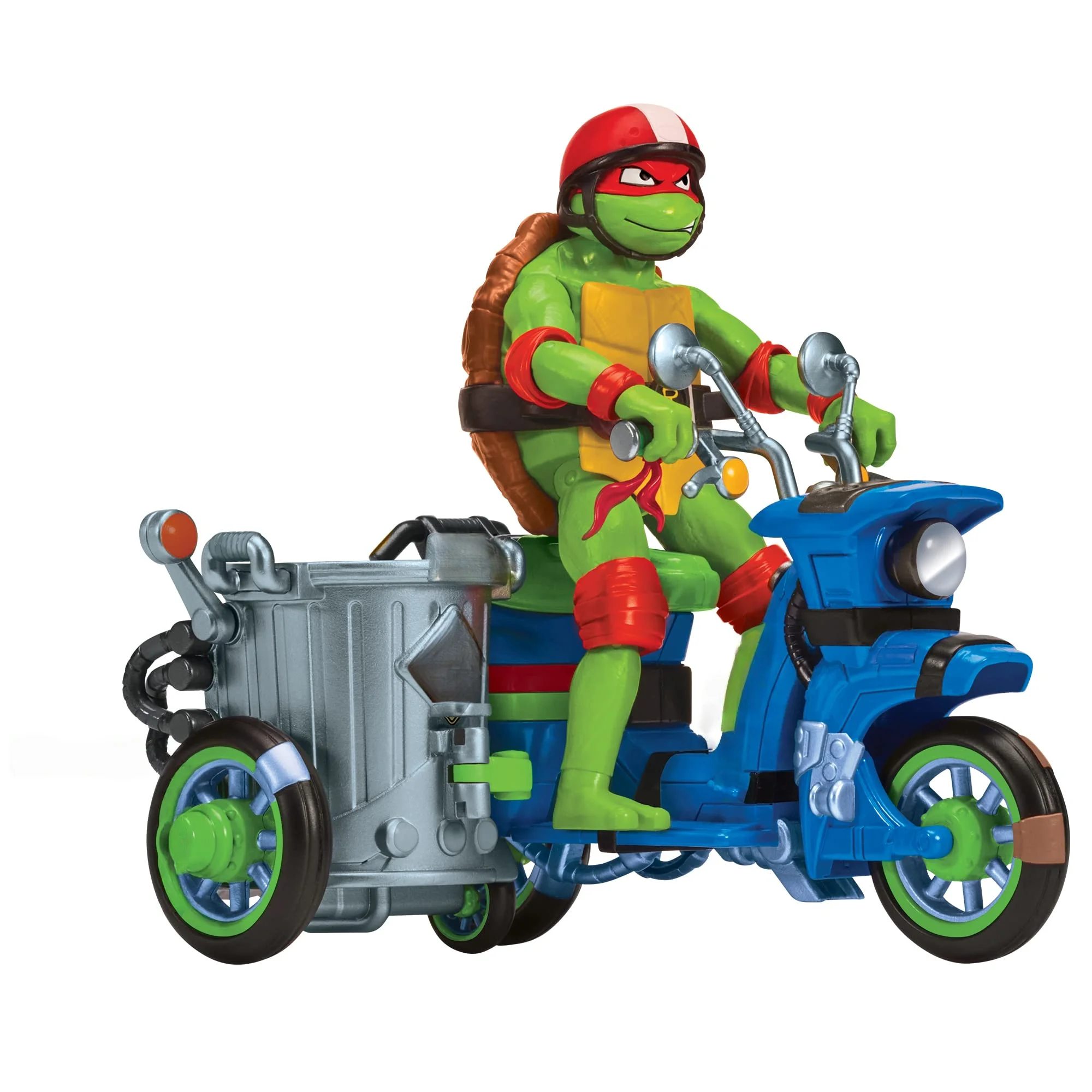 Tartarugas Ninja: Mutant Mayhem Battle Cycle - Figura de Ação do Rafaello em Moto da Playmates Toys - Presentes de Aniversário DIY