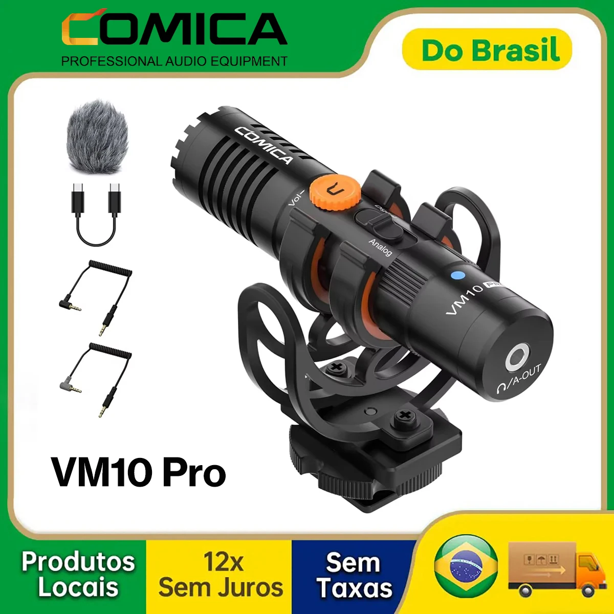 【do-brasil】microfono-de-escopeta-para-camara-comica-vm10-pro-para-android-iphone-camara-dslr-gopro-dji-action-3