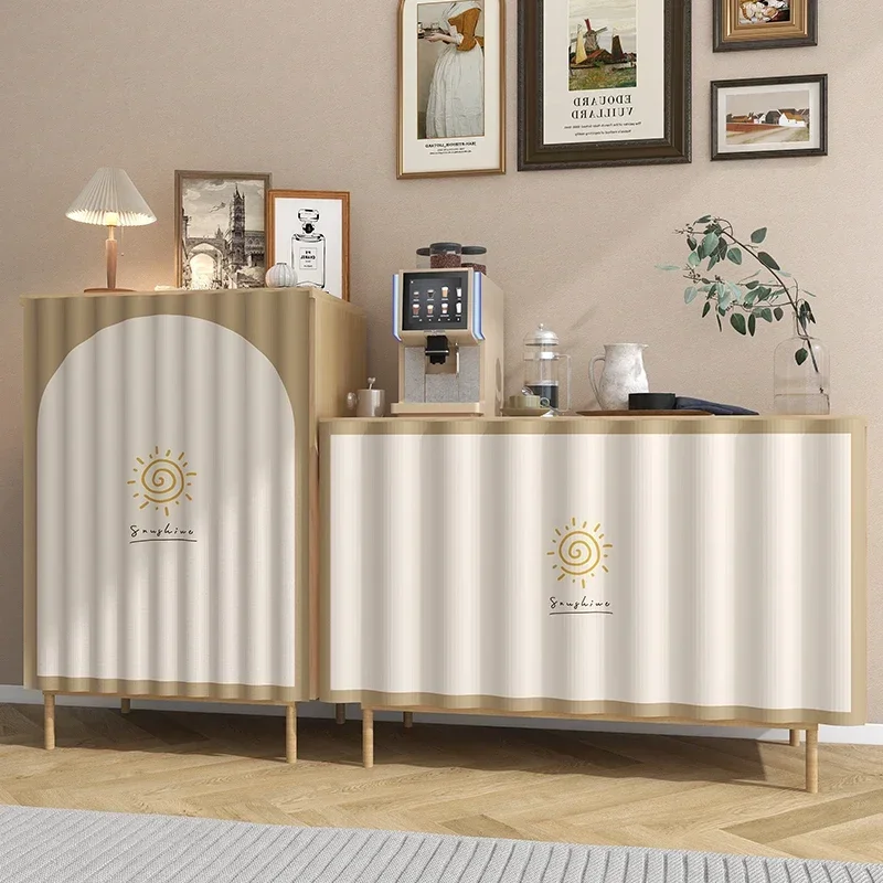Self-adhesive Cabinet Curtain Dustproof Half-Curtain Kitchen Short Curtains Furniture Dustproof Short Curtains Home Shelf Cover