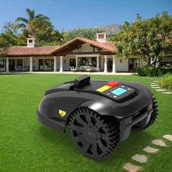 DEVVIS E1800U Ultrasound Robot Lawn Mower - Garden Grass Cutter with 7.8Ah Lithium Battery 1800 M2 Working Area