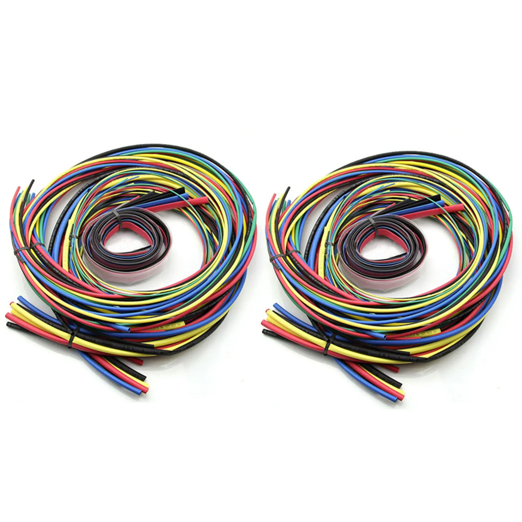 AT05-2X 55M/Kit Heat Shrink Tubing 11 Sizes Colourful Tube Sleeving Wire Cable 6 Colors