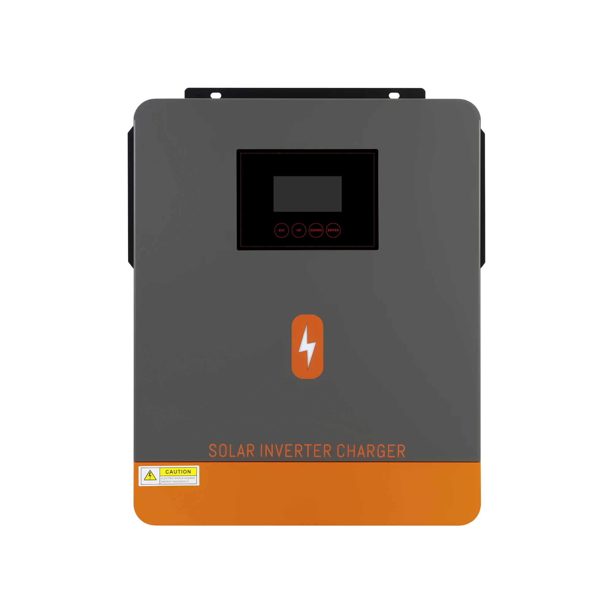 PowMr 4,2KW 24Vdc 230Vac Reiner Sinus-Solarwechselrichter mit max. 120A MPPT-Ladefunktion, max. 6200W 500V PV-Eingang, Mehrfachschutz für Solar-Backup-Systeme im Haushalt