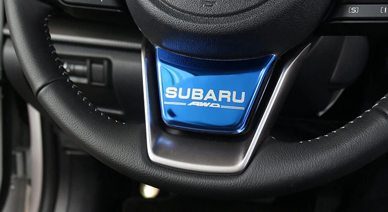 

Подходит для SUBARU Forester XV Forester CROSSTREK Xubao Winged Leopard, внутренняя модификация, декоративная наклейка на руль