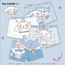 Sanrio Cinnamoroll Panties Kawaii Anime Kuromi Kids Clothes Girl Heart Cartoon Sweet Cute Babys Briefs Cotton Toys for Gifts