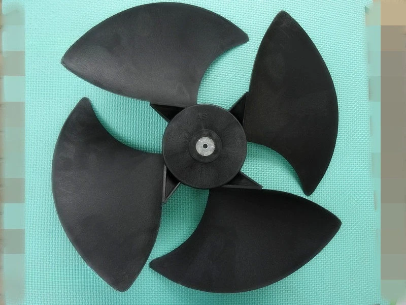 4-blade AC Fan Propeller, CW Rotating Fan Blade for 1.5 Ton Air Conditioner Outdoor Motor, Shaft 8mm 10mm